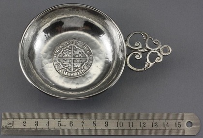 Spanish Silver Porringer / Wine Taster - 